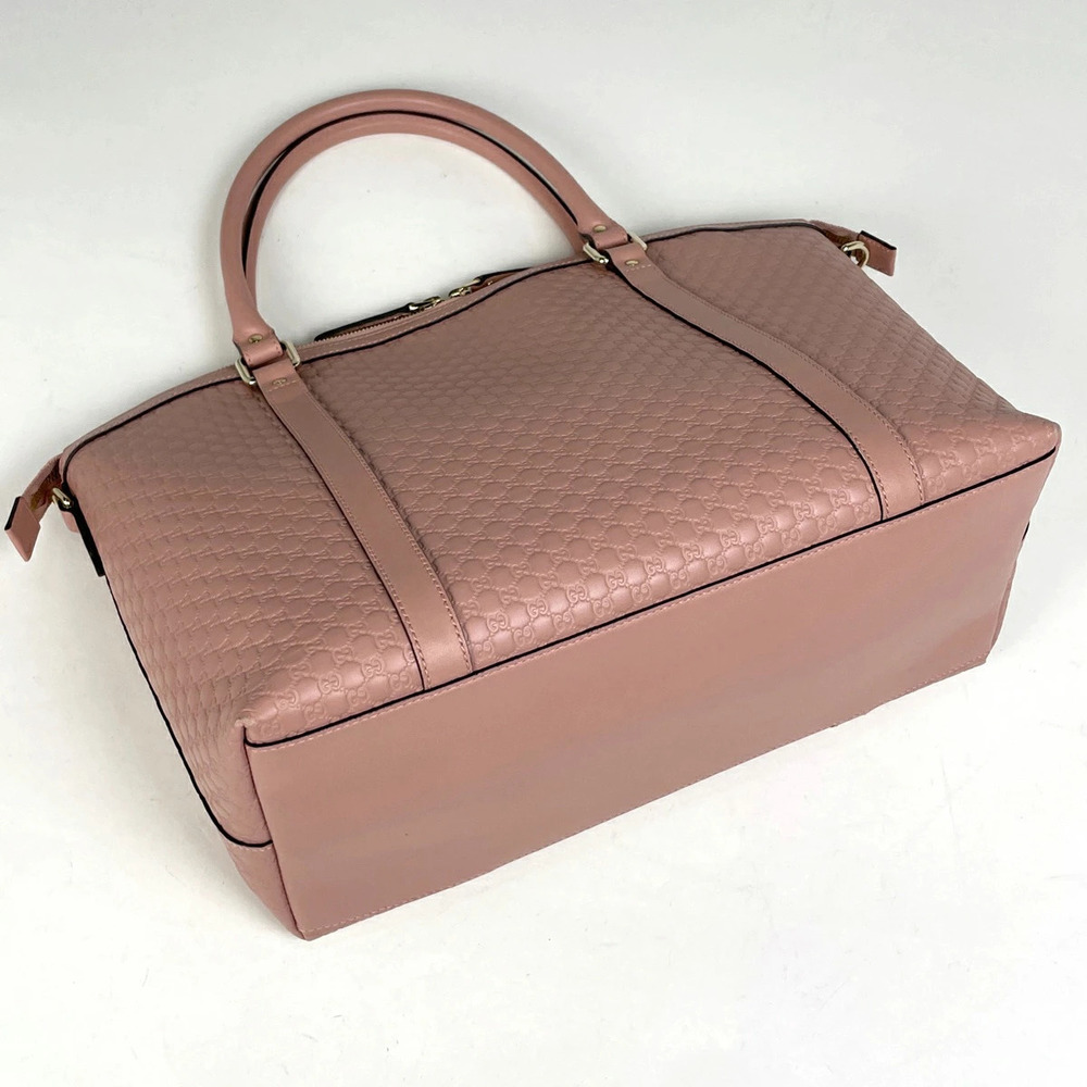 Gucci guccissima Handbag Shoulder Bag Tote Guccissima Leather Pink - Picture 2 of 7